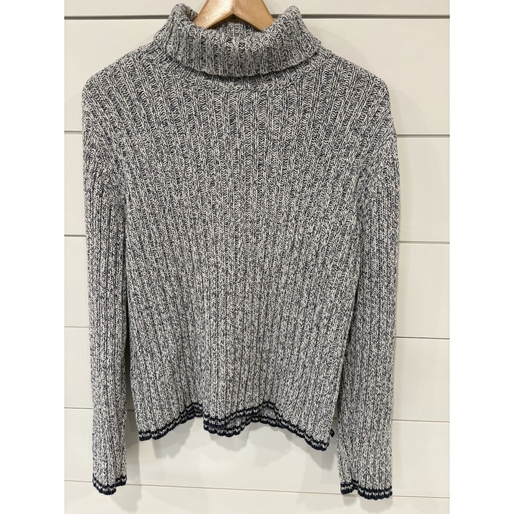 Vintage 90s Polo Jeans Co.‎ Women's Thick Knit Turtleneck Sweater Sz. XL Chunky